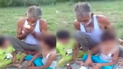 ಎ ಫಾರ್ ಆಲ್ಕೋಹಾಲ್, ಬಿ ಫಾರ್ ಬೀಡಿ.. ಮೊಮ್ಮಕ್ಕಳಿಗೆ ತಾತನ ‘ಎಣ್ಣೆ’ ಪಾಠ!