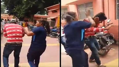 ಚುಡಾಯಿಸಿದ ಯುವಕನಿಗೆ ಮಹಿಳಾ ಬಾಕ್ಸರ್ನಿಂದ ಹಿಗ್ಗಾಮುಗ್ಗಾ ಗೂಸಾ