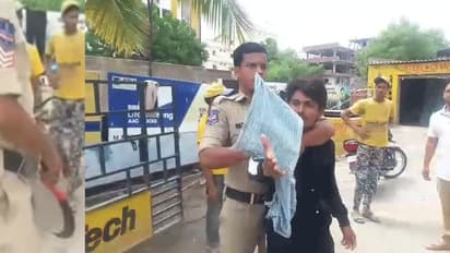 காதல் மனைவியை போட்டு தள்ள காத்திருந்த ஆசை கணவன்... பட்டா கத்தியுடன் அலேக்கா தூக்கிய போலீஸ்..!