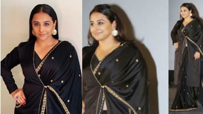 സാരിയോടൊപ്പം ജാക്കറ്റ്; ഫാഷൻ പരീക്ഷണവുമായി വിദ്യാ ബാലന്