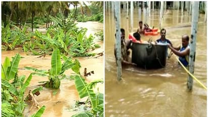 കാസര്കോട് കനത്ത മഴ തുടരുന്നു: താഴ്ന്ന പ്രദേശങ്ങളിൽ വെള്ളം കയറി,റെഡ് അലർട്ട് തുടരും