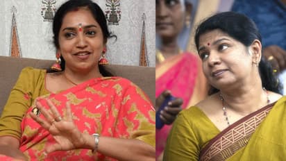 டெல்லியில் கெத்து காட்டிவிட்டு சென்னையில் கனிமொழியை தாஜா செய்த தமிழச்சி..!