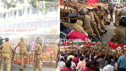 കൊച്ചിയിൽ സിപിഐ മാർച്ചിന് നേരെ പൊലീസ് ജലപീരങ്കിയും ലാത്തിച്ചാർജും: എംഎൽഎയ്ക്ക് പരിക്ക്