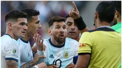 ಫುಟ್ಬಾಲ್ ಸ್ಟಾರ್ ಲಿಯೊನಲ್ ಮೆಸ್ಸಿಗೆ ನಿಷೇಧ!