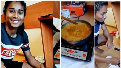 പാചകത്തിലും തിളങ്ങി ട്രാക്കിലെ പൊന്താരകം; സോഷ്യല് മീഡിയയുടെ മനംകവര്ന്ന് ഹിമ ദാസിന്റെ പാചക വീഡിയോ