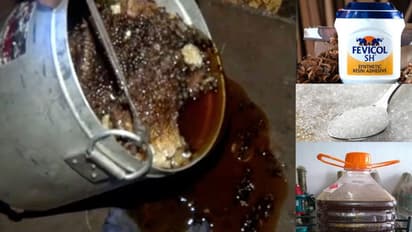 ഫെവിക്കോളും വാര്ണിഷും പഞ്ചസാരയും പിന്നെ രാസവസ്തുക്കളും വ്യാജ തേന് തയ്യാര്; നാടോടികള് പിടിയില്