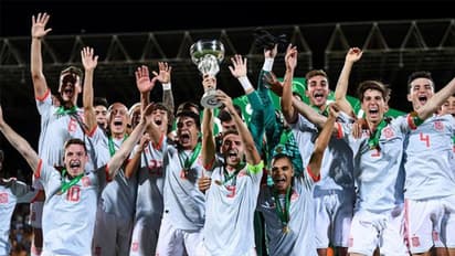 അണ്ടര് 19 യൂറോ കപ്പില് പോര്ച്ചുഗലിനെ തകര്ത്തു; യൂത്ത് ഫുട്ബോളില് ചരിത്രമെഴുതി സ്പെയ്ന്