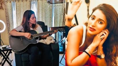 গিটার বাজিয়ে মুগ্ধ করলেন সায়ন্তিকার, মুহূর্তে ভাইরাল ভিডিও