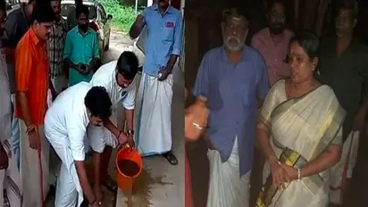 Kerala Youth Congress’s cow dung purification sparks controversy in state