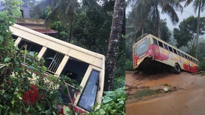 കല്പറ്റയില് കെഎസ്ആര്ടിസി ബസ് മറിഞ്ഞു നാല് പേര്ക്ക് പരിക്ക്