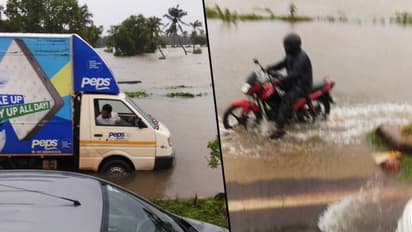 Goa rains wreak havoc: 8 buses stuck near border; schools, colleges remain shut