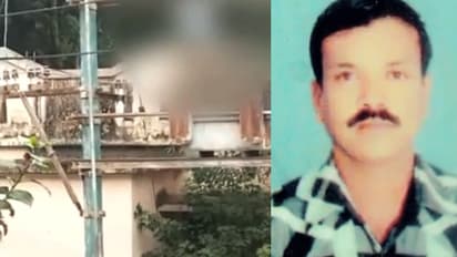 மின்சாரம் பாய்ந்து தலைகீழாக தொங்கியபடி உயிரிழந்த மின்சார ஊழியர்..!