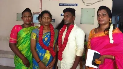 பேஸ்புக்கில் ஒரு வருஷம் லவ்... எதிர்ப்பை சமாளித்து திருநங்கையை கல்யாணம் பண்ணிய வாலிபர்… குவியும் வாழ்த்துகள்!!