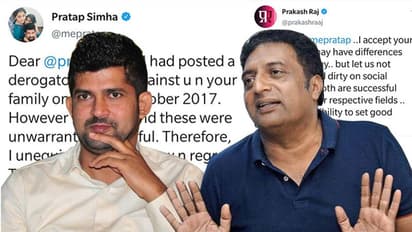 Gauri Lankesh death: Actor Prakash Raj, BJP MP Pratap Simha patch up over derogatory remarks