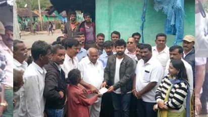 ನೆರೆ ಪೀಡಿತ ಪ್ರದೇಶಗಳಿಗೆ ಅನರ್ಹ ಶಾಸಕ ವಿಶ್ವನಾಥ್ ಭೇಟಿ