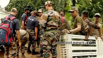 കവളപ്പാറ ഉരുൾപൊട്ടൽ: രക്ഷാപ്രവര്ത്തനത്തിന് സൈന്യം എത്തി, കണ്ടെത്താനുള്ളത് 54 പേരെ