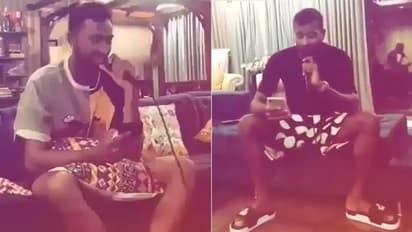 भाई क्रुणाल के साथ धनुष का 'कोलावरी डी' गाना गाते नजर आए हार्दिक पांड्या, घर पर ही बनाया स्टूडियो