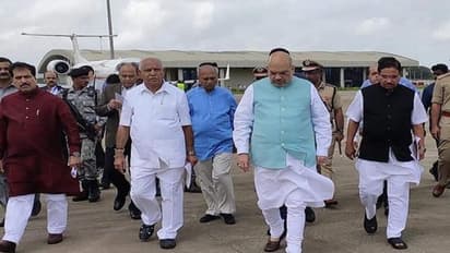 ಬೆಳಗಾವಿಗೆ ಗೃಹ ಸಚಿವ ಅಮಿತ್ ಶಾ ಆಗಮನ: ಕಷ್ಟ, ನಷ್ಟ ಸಮೀಕ್ಷೆ ಶುರು