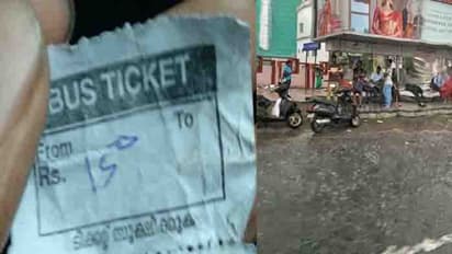 പ്രളയക്കെടുതിക്കിടെ കോഴിക്കോട് ഗുരുവായൂര്‍ റൂട്ടില്‍ സ്വകാര്യ ബസ് അമിത ചാര്‍ജ് ഈടാക്കിയെന്ന് യുവാവിന്‍റെ കുറിപ്പ്