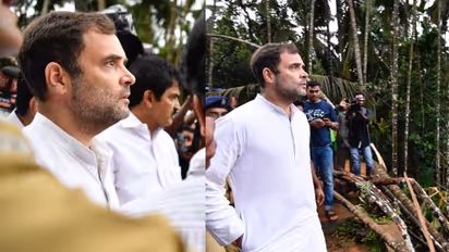 Kerala floods: Congress leader Rahul Gandhi visits Wayanad; urges Modi govt to provide support