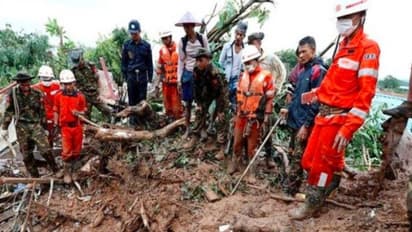 প্রবল বৃষ্টির জেরে মায়ানমারে ভূমিধস, কাদাস্তরের নীচ থেকে উদ্ধার ৫১টি নিথর দেহ