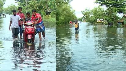 ആലപ്പുഴ - ചങ്ങനാശ്ശേരി റോഡിൽ മൂന്നാം ദിവസവും ഗതാഗതം സ്തംഭിച്ചു; വീടുകൾ വെള്ളത്തിൽ