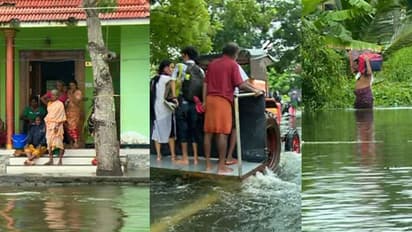 മടവീഴ്ചയിൽ വെള്ളത്തിലായി കുട്ടനാട്, വീടുകൾ ഉപേക്ഷിച്ച് നാട്ടുകാർ