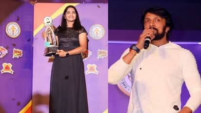 KPL ಟ್ರೋಫಿ ಲಾಂಚ್; ವೇದಾಗೆ ಫಿದಾ ಆದ ಸುದೀಪ್!