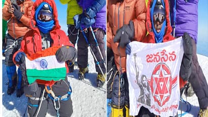 ఎల్ బ్రూస్ పర్వతం అధిరోహించిన ఆశా కి పవన్ అభినందనలు