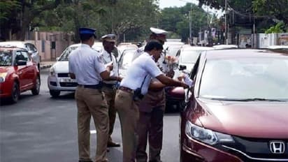 ಟ್ರಾಫಿಕ್ ಜಾಗೃತಿ ಮೂಡಿಸುತ್ತಿದ್ದ  MLA ಕಾರಿಗೆ ದಂಡ!