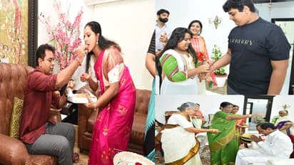 సీఎం కేసీఆర్ ఇంట్లో రాఖీ వేడుకలు