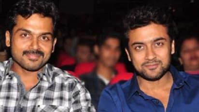 நடிகர்கள் சூர்யா, கார்த்தியை இப்படி நீங்க பார்த்திருக்கவே மாட்டீங்க... வைரலாகும் அரிய போட்டோ...!