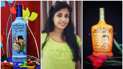 കൈത്താങ്ങായവര്‍ക്ക് കലയിലൂടെ ആദരം; സ്നേഹം നിറച്ച് 'കുപ്പിക്കുട്ടി'