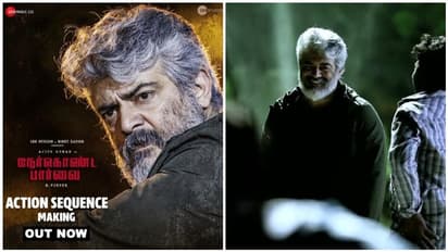 செம காட்டு காட்டிவிட்டு ஸ்டண்ட் கலைஞர்களிடம் மன்னிப்புக் கேட்கும் அஜீத்...பரபர வீடியோ...