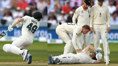 యాషెస్ సీరిస్: గాయంతో విలవిల... ఆసిస్ ఆటగాడికి తప్పిన ప్రమాదం