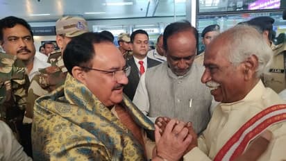 హైదరాబాద్‌లో బీజేపీ వర్కింగ్ ప్రెసిడెంట్ జేపీ నడ్డా పర్యటన (ఫోటోలు)