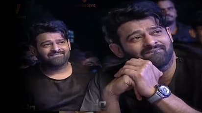 సాహో ఈవెంట్ లో కంటతడి పెట్టిన ప్రభాస్