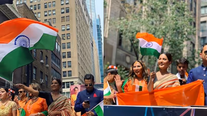 Hina Khan celebrates Independence Day on New York streets; see pics