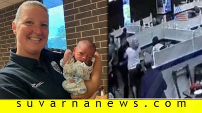 ಉಸಿರಾಡಲು ಪರದಾಡುತ್ತಿದ್ದ ಕಂದನಿಗೆ ಜೀವದಾನ ಮಾಡಿದ ಪೊಲೀಸ್!