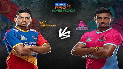 ప్రో కబడ్డి 2019: యూపీ సంచలన విజయం...జైపూర్ పింక్ పాంథర్స్ కి తప్పని ఓటమి