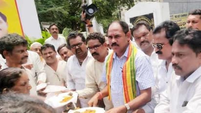 అన్నా క్యాంటీన్‌ను తెరిచిన టీడీపీ ఎమ్మెల్యే: సొంత డబ్బుతో రూ.5కే భోజనం