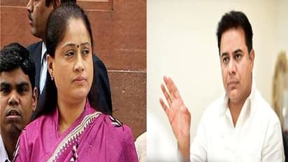 జేపీ నడ్డాకు కేటీఆర్ సవాల్: మీనాన్న అనుమతి తీసుకున్నారా అంటూ విజయశాంతి సెటైర్లు