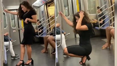 కదిలే ట్రైన్ లో ఫోటో షూట్... ఆమె ఫోటోలకు నెటిజన్లు ఫిదా