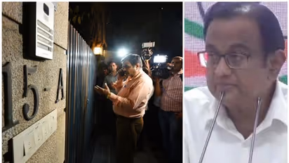 చిదంబరం ఇంటి వద్ద హైడ్రామా: గేట్లు ఎక్కి ఇంట్లోకి వెళ్లిన సీబీఐ అధికారులు