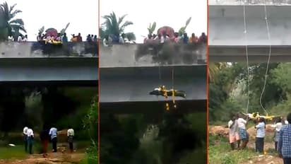 சாதி கொடுமையால் பாலத்தில் கயிறு கட்டி இறக்கப்பட்ட சடலம் .. சுடுகாடு அமைக்க அரசு நிலம் ஓதிக்கீடு ..