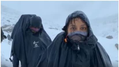 മഞ്ഞുമലയിലെ സാഹസികയാത്ര; വീഡിയോ പങ്ക് വച്ച്  മഞ്ജുവാര്യര്‍