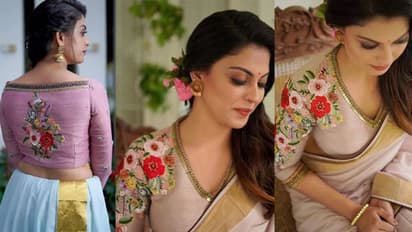 ഓണത്തിന് കേരള സാരിയിലും പുത്തൻ ട്രെൻഡുകൾ