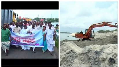 കരിമണൽ വേർതിരിക്കുന്നതിനായി സ്പൈറൽ യൂണിറ്റ് : തോട്ടപ്പള്ളിയിൽ പ്രതിഷേധം