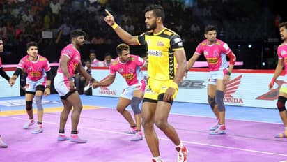 ಬಲಿಷ್ಠ ಜೈಪುರಗೆ ಆಘಾತ ನೀಡಿದ ತೆಲುಗು ಟೈಟಾನ್ಸ್