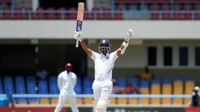 ವಿಂಡೀಸ್ ಟೆಸ್ಟ್: ರಹಾನೆ ಶತಕ, ಭಾರತದ ಬಿಗಿಹಿಡಿತದಲ್ಲಿ ಕೆರಬಿಯನ್ನರು